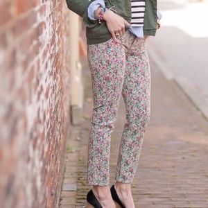 J. Crew Toothpick Jean in Emma & Georgina Floral